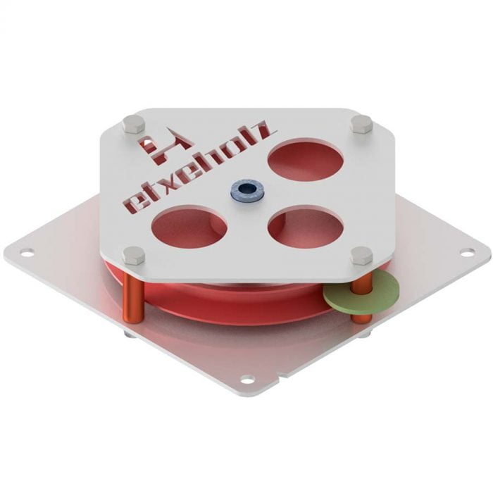 Polea de acero DN270 con eje Inox DN40 y engrasador (EF1200)