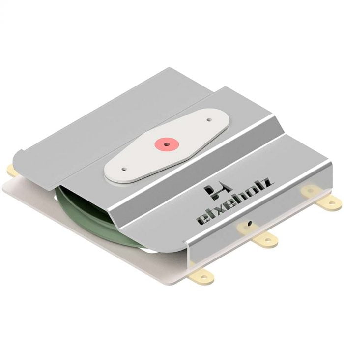 Polea de acero con diámetro 560mm, desmontable con eje DN90 y engrasador (HI7300)