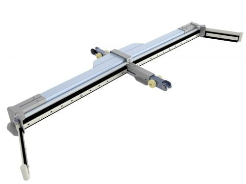 EF1600R Arrobadera galvanizada 2 tensores con ruedas (especial para arena)