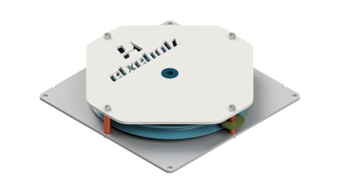 Polea de acero DN440N con eje Inox DN60 y engrasador (FL6250)
